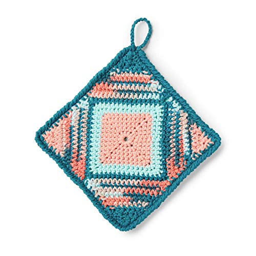 Image of Lily Sugar'n Cream Super Size Ombres Yarn, 3 oz, Coral Seas Ombre, 1 Ball