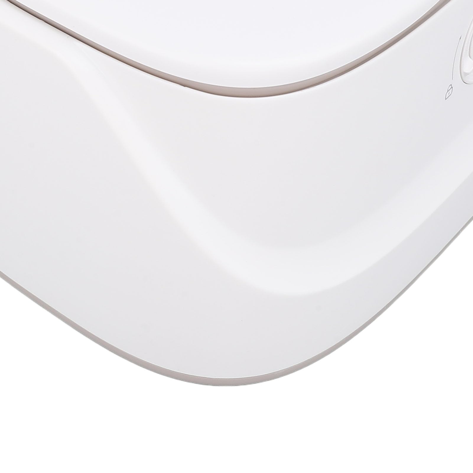 Baby-Feuchttuchwärmer mit Einstellbarer Temperatur und Großem Fassungsvermögen, Feuchttücher-Heizspender für Nachtlicht bei Dunkelheit, Praktisches Wohnaccessoire (WHITE)