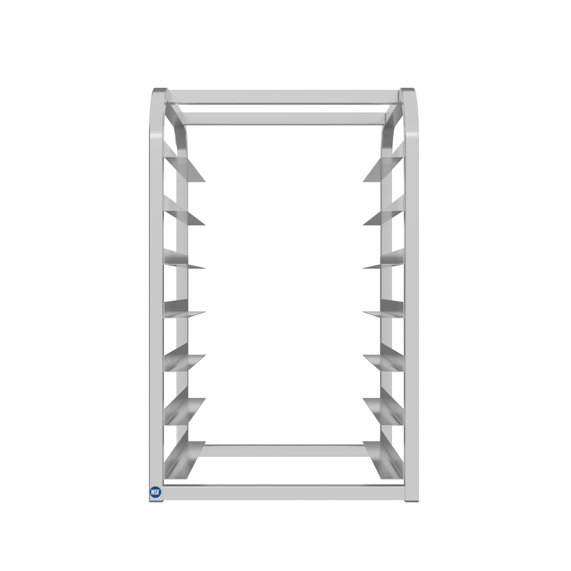 Krollen Industrial 7 Pan End Load Countertop Half Sheet/Bun Pan Rack