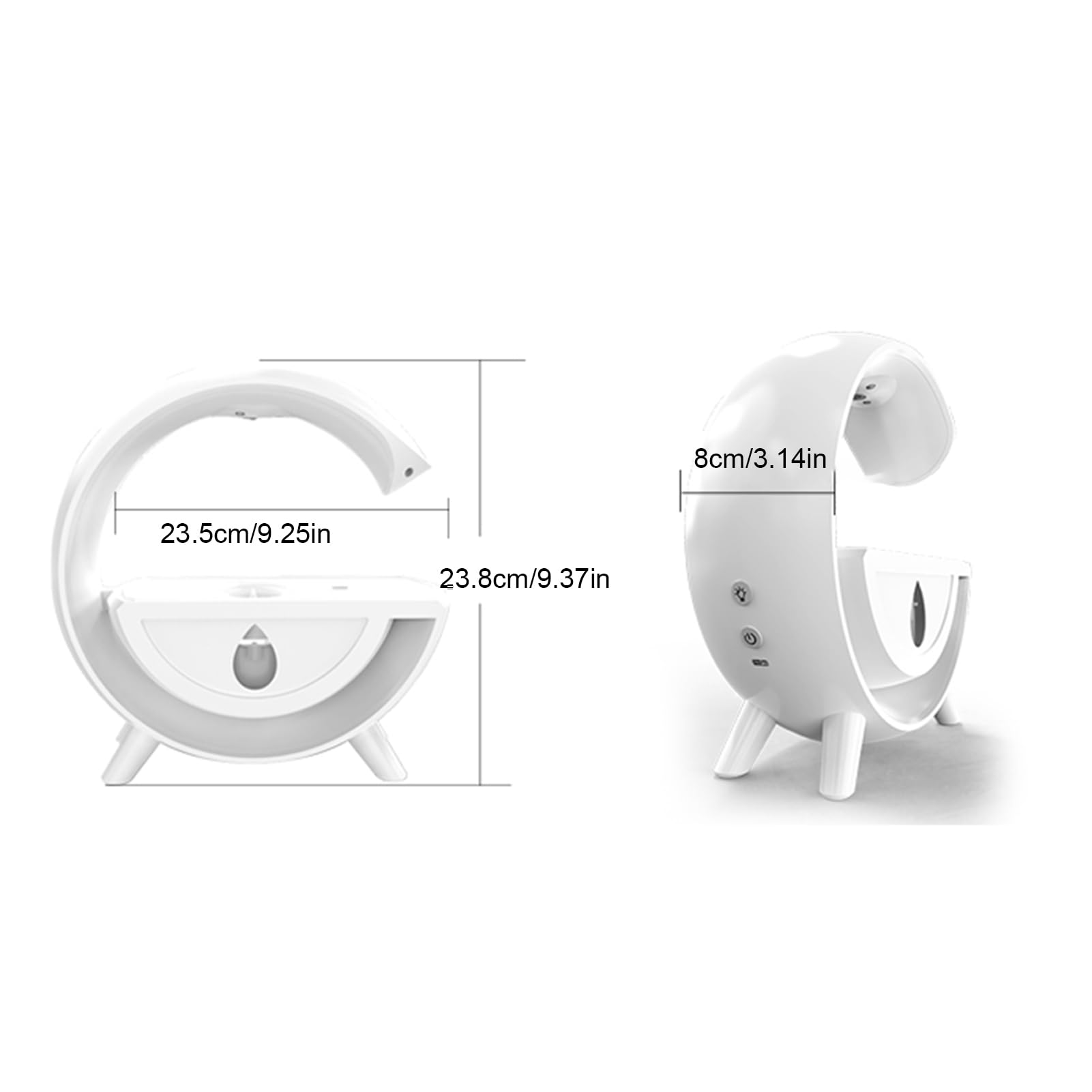 Umidificatore Chicco Humi Fresh Ultrasuoni - Vapore Freddo Per Bambini | Autonomia 8 Ore Con Spegnimento Auto