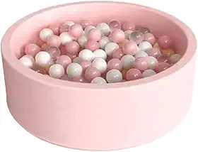 BE PLACE KIDS Piscina de Bolinhas Infantil Foam Premium 90cm – Alta Densidade, Segura e Macia, Uso Indoor, Design Moderno – Cores Variadas