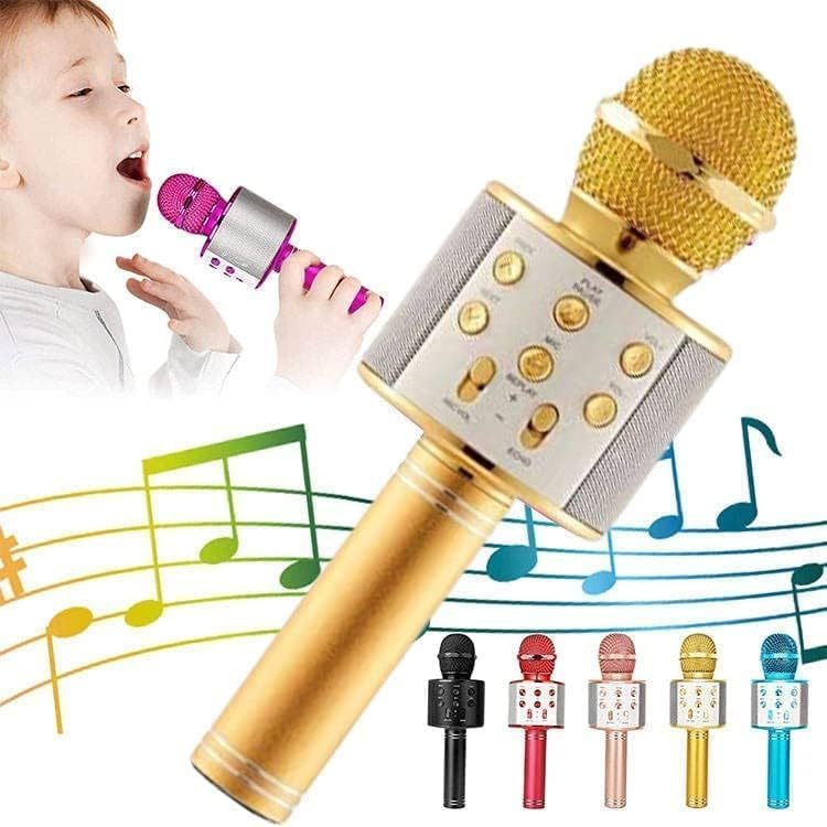 Generic Kids Wireless Karaoke Mic Gold - Image 1