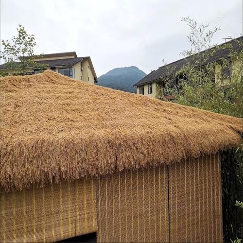 Rollo de paja artificial mexicano para decorar techos de bares y pergolas 3