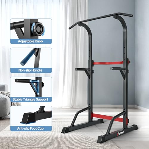 PASYOU Barra Dominadas en Casa Ajustable Para Hacer Dominadas Pull up bar De Dominadas, Barra Para Dominadas Suelo, Barras Paralelas Calistenia, Carga Máxima 150kg (MODELO: PU30) - Imagen 6