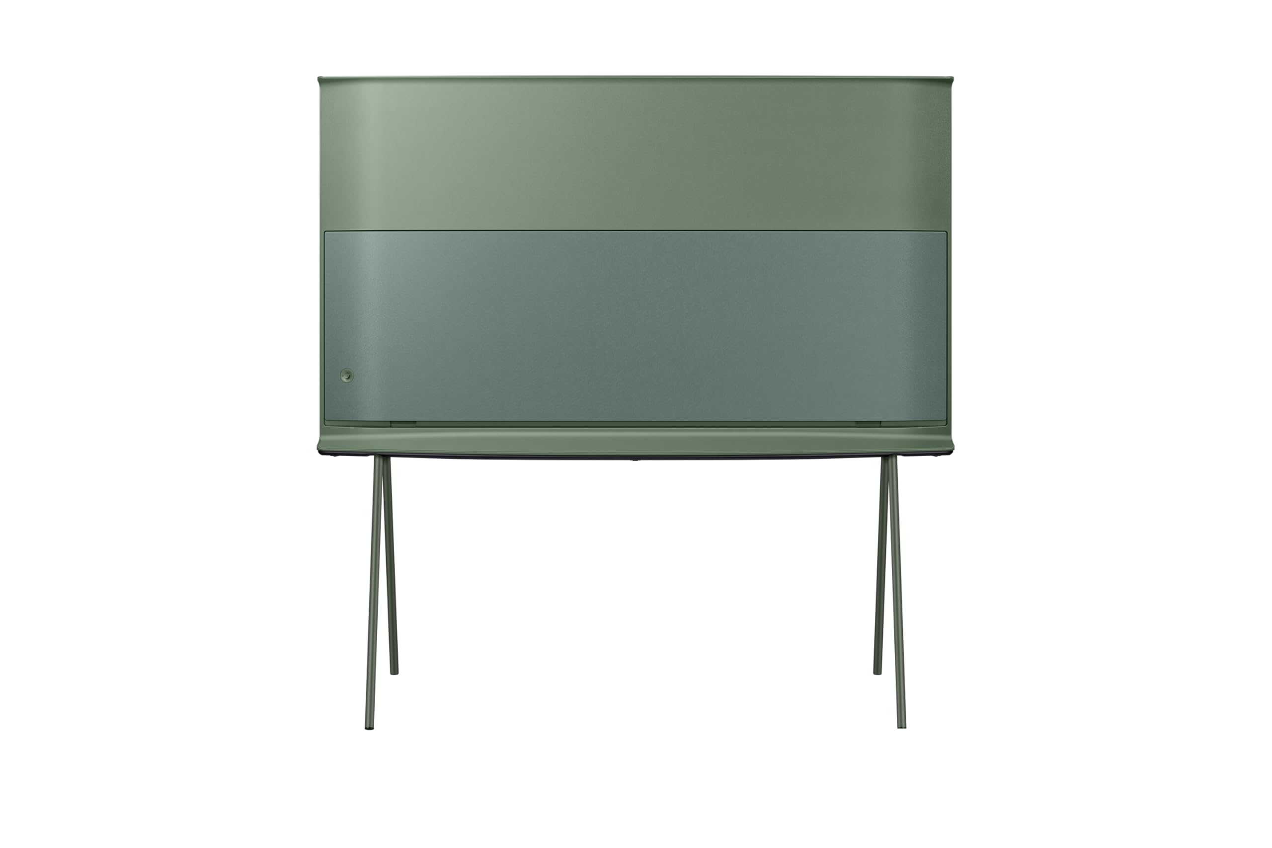 Samsung TV The Serif Vert 55 Pouces QLED TQ55LS01DB, Écran Certifié sans Reflets, Téléviseur Design 360°, Mode Ambiant+, Smart TV, Technologies OTS Lite, Pieds Détachables Inclus