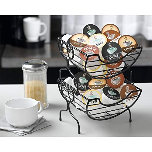 Nifty Solutions 6650 Nifty Single-Serve Wire Coffee Basket – Stacked Two-Tier Coffee Pod Storage Holder thumb #7
