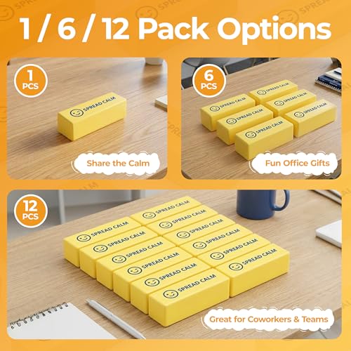 1 Pc Slow Rising Butter Squishy Toys for Adults, Rebound Cute Butter Squeeze Sticks,Quiet Stress Relief Cubes for Anxiety Fidgeting, Sensory Desk Accessories,White Elephant Gift for Office Coworkers - image 4