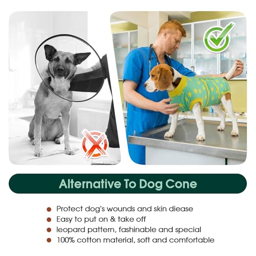 Image of Kuoser Recovery Suit for Dogs After Surgery, Female Dog Onesie for Surgery