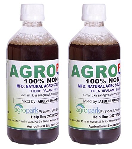 Agro Plus Am002_2 Non To x ic Pesticide and Fungicide for Plants - Set of 2