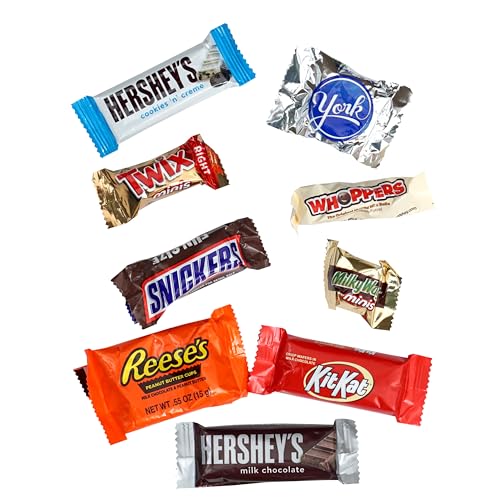 Image of Chocolate Candy Variety Pack, 2lb Bulk Chocolate Candies, Pinata Candy, Individually Wrapped Fun Size Bars