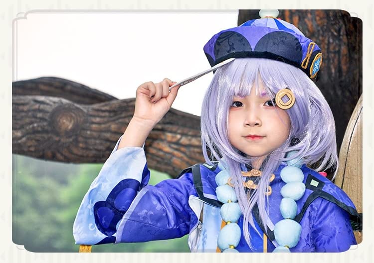Amazon.co.jp: 原神 コスプレ 七七 ナナ コスプレ 衣装 子供用サイズ