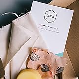 Gaia Bienenwachstücher DIY Set - Bienenwachstuch selber Machen - Bienenwachstücher ganz leicht zu Hause selber Machen