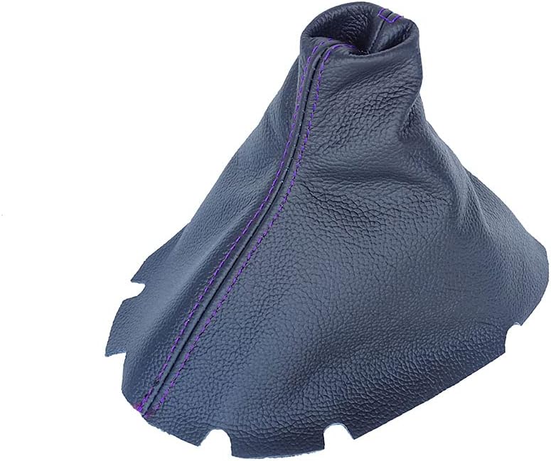 Shift Boot Compatible with Jaguar S-Type Leather Various Stitching Colour Available (White Stitch)