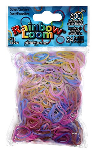 Rainbow Loom® Solar Collection: Dust Bands with 24 C-Clips (600 Count)