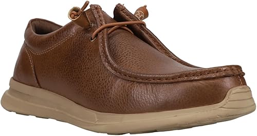 Miniatura 2 de Roper Zapatos casuales Chillin Low de cuero marrón con cordones para hombre Marrón 10 D, Marrón, 10