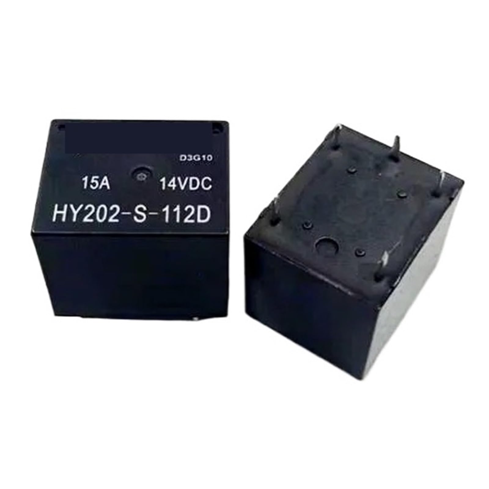 Relais HY202S112D 12V 15A 5PIN commutateur DC12V pour automatisme lot de 20