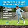 NATIONAL GEOGRAPHIC Metal Detector for Kids - 7.4 Waterproof Metal Detector Coil, Lightweight Gold Detector with Pinpoint Function & LCD Display, Beach Metal Detector