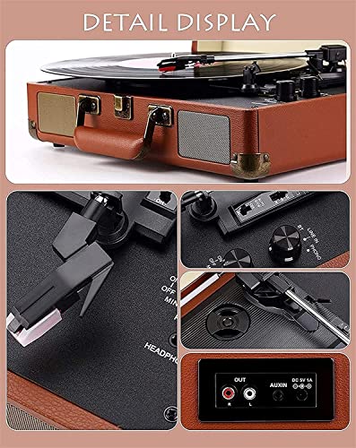 Tourne-Disque Bluetooth 3 Vitesses avec Haut-parleurs intégrés, entraînement par Courroie Portable, Platine Vinyle USB… - Les Beatles, Paul McCartney, John Lennon, RIngo Starr, George Harrison Tourne-Disque Bluetooth 3 Vitesses avec Haut-parleurs intégrés, entraînement par Courroie Portable, Platine Vinyle USB… – Image 3