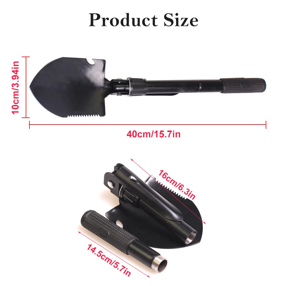 Klappspaten Mini - Multifunktional Für Camping & Garten