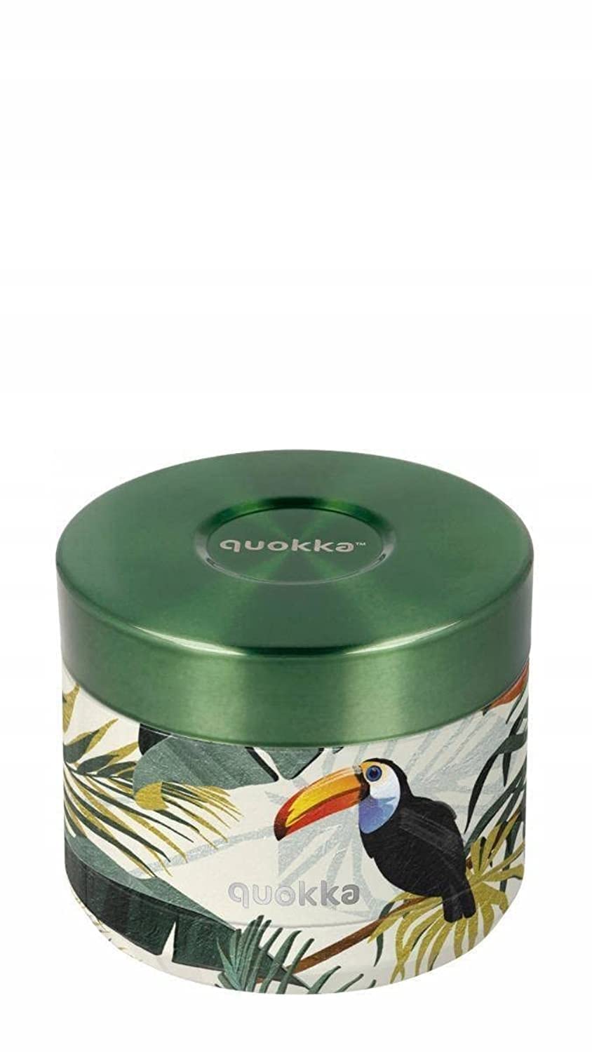 Quokka WHIM TROPICAL | CONTENITORE TERMICO IN ACCIAIO INOX PER IL CIBO 369 ML