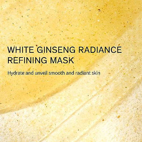 Sulwhasoo White Ginseng Radiance Refining Mask - Korean Skincare, Hydrates, Smooths & Exfoliates, Ginseng and Honey, In-Shower 5-Minute Scrub - 4.05 fl. oz.