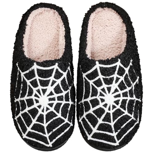 Women's & Men's Fluffy Plush Slippers - Cute Cartoon Animal House Slippers - Cuddly Warm Indoor/Outdoor Fuzzy Memory Foam Retro Home Couple Shoes