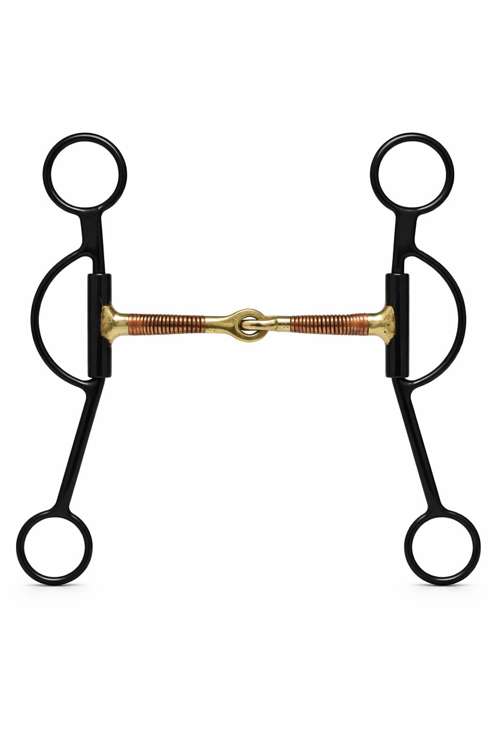 CHALLENGER Western Sweet Iron 35676B - Morso da addestramento per cavalli avvolto in rame, 12,7 cm