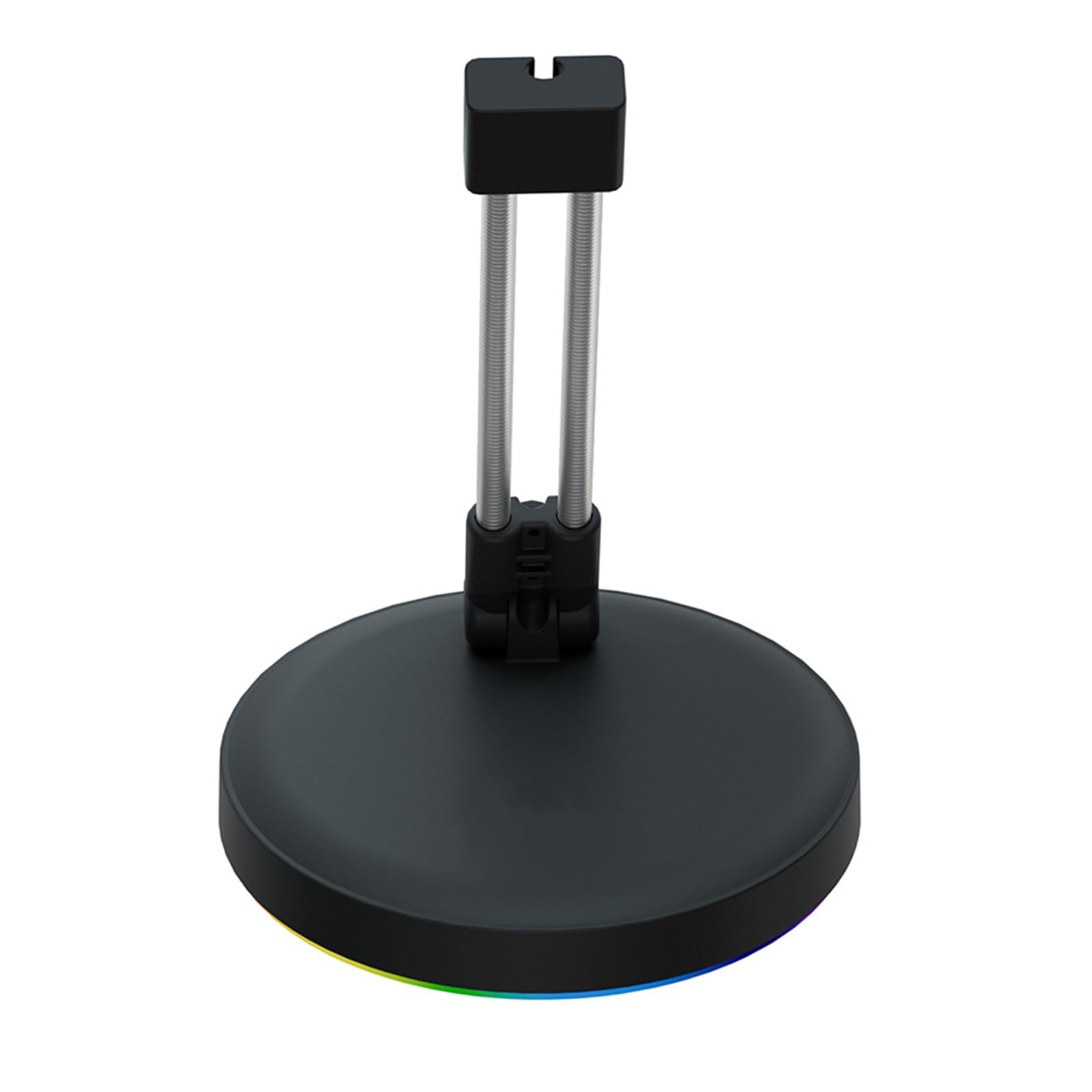 Hsioluted Ergonomic Cord Holder Featuring Color Lighting and Stable Metal Weighted Design Cable Holder for Gamers Cord Clip