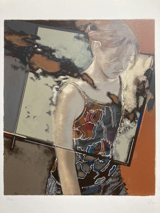 【真作保証】柏本龍太「She is,She Was」リトグラフ 直筆サイン 美人 Amazon.co.jp: 真作保証柏本龍太「Sheis She Was」リトグラフ 美人画