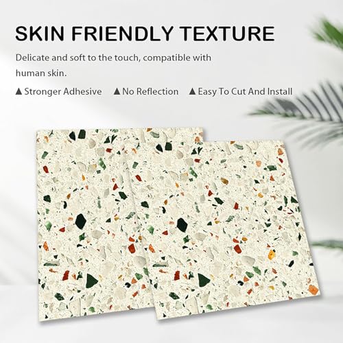 Image of Nuxovilar Peel and Stick Vinyl Floor Tiles, 12x12 Inch