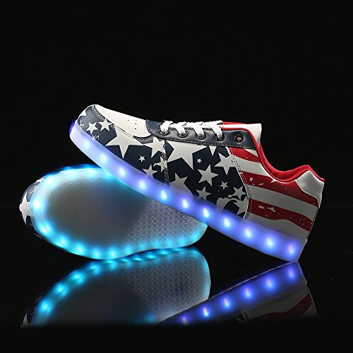 Adults Patriotic Flag Shoes for Men Women USA America Fashion Sneakers President Independence4