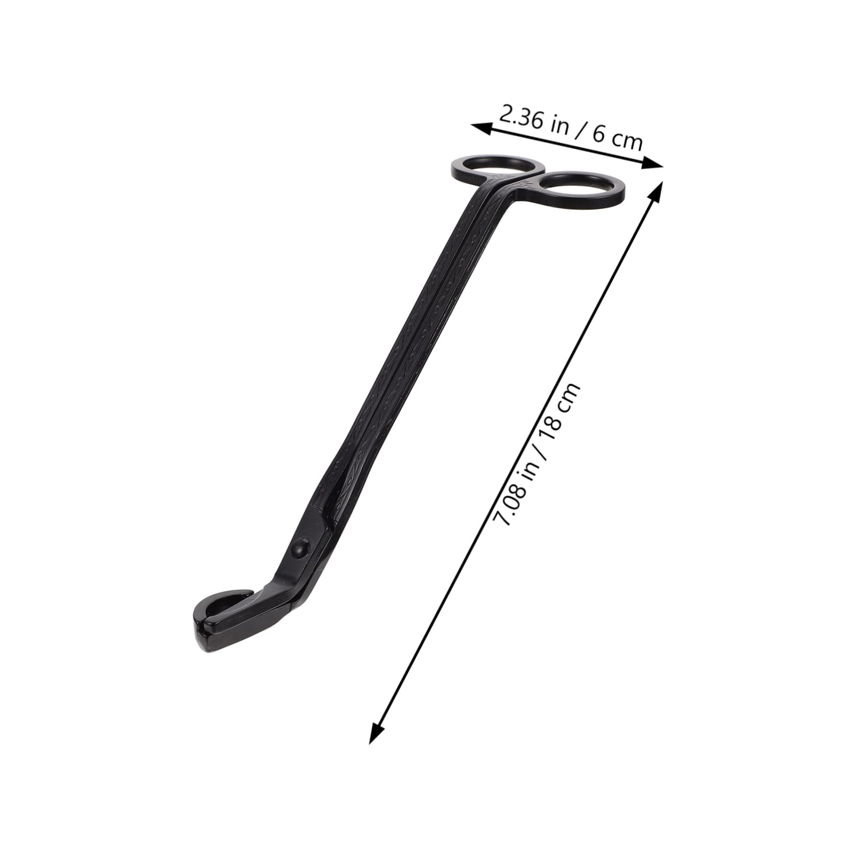 HOODANCOS 3pcs Stainless Steel Candle Wick Trimmers Black Snuffer Extinguishers and Wear-Resistant Scissors for Wick Maintenance and Extinguishing Candles