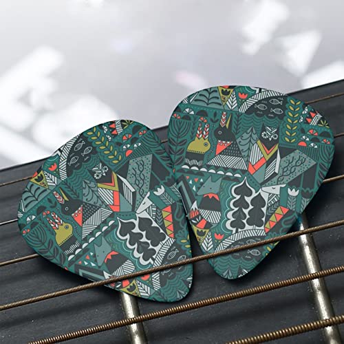 Ensemble de 12 médiators de guitare Green Animals pour guitare acoustique, guitare électrique, contrebasse, ukulélé - Les Beatles, Paul McCartney, John Lennon, RIngo Starr, George Harrison Ensemble de 12 médiators de guitare Green Animals pour guitare acoustique, guitare électrique, contrebasse, ukulélé – Image 8