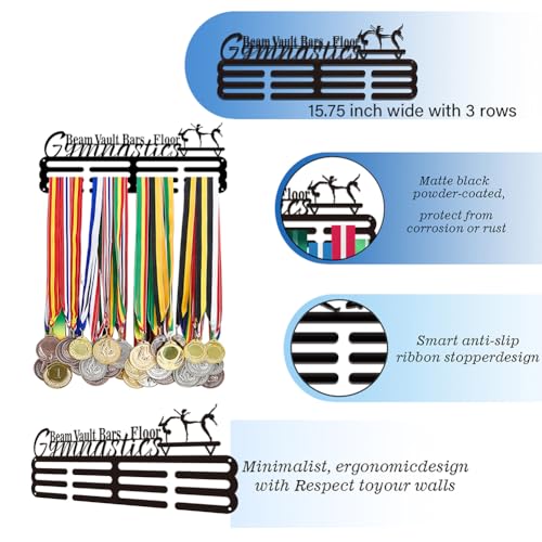 Support mural pour médailles gymnastique en fer forgé durable - 4