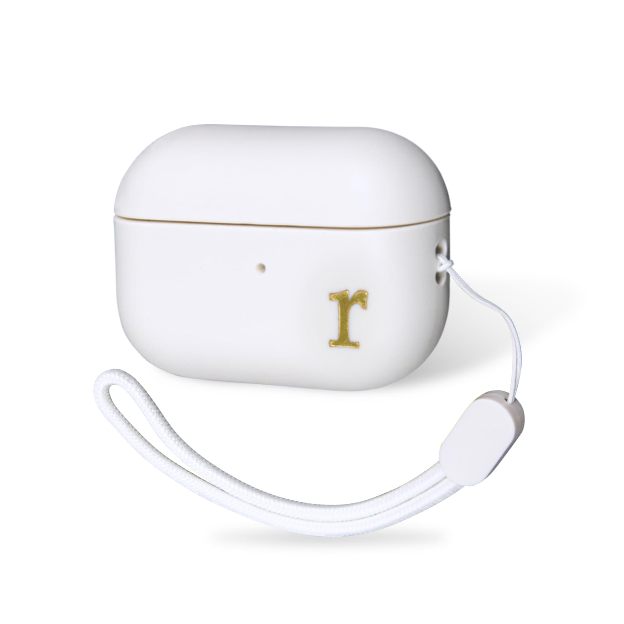 COLLECTIVE HOME - AirPods Pro 1st & 2nd Gen Case, Personalized Letter Design, Elegant & Secure with Lanyard, Premium TPU Material, Ideal for Stylish