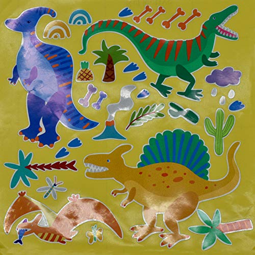 Vinilos Decorativos Maydahui Dinosaurios 3 Hojas 11 pulg miniatura 4