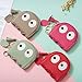 XDHLDULYK 1 Pcs Funny Cartoon Ghost Coin Purse Cute Mini Genuine Leather Wallet Small Coin Purse with Keychain Wallet Funny Cute Coin Bag for Women (Light green)