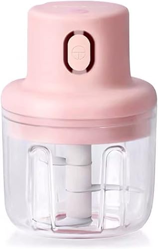 ZWMBYN Mini picadora eléctrica de ajo picadora de ajo inalámbrica molinillo de ajo procesador de alimentos recargable para ajo pimienta chile