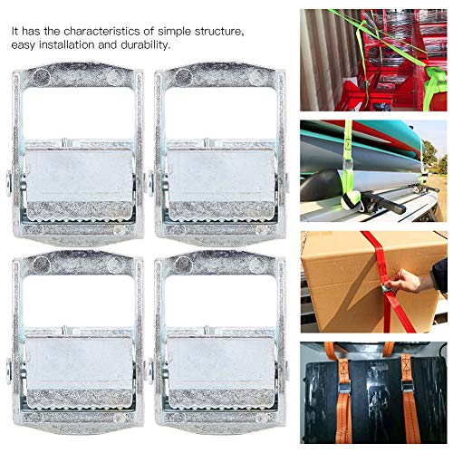 Fivela de alça de carga resistente, fivela de liga de zinco durável, para malas de bagagem(20mm)