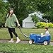 Step2 Wagon for Two Plus, Kids Ride On Toy, Stroller Substitute, Includes Seat Belts, Made of Durable Plastic, Max Weight 75 lbs., For Toddlers 1.5-5 Years Old, Denim Blue