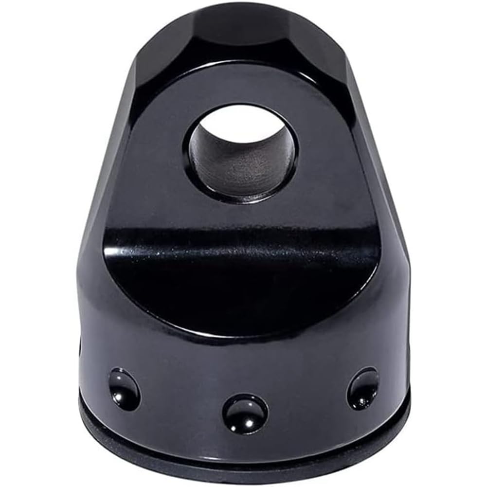Carriere Supporto per per Gancio per Verricello, Carico 33000LBS per SUV ATV UTV, Supporto per per Verricello in Alluminio, Supporto per Gancio di Traino Nero