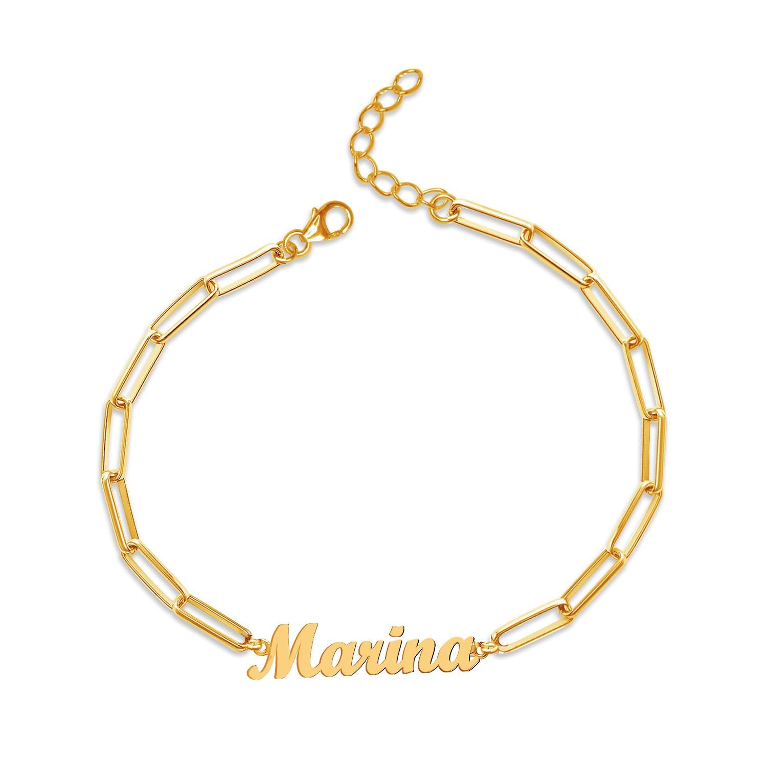 LeCalla 925 Sterling Silver Personalized Customized Name Bracelet | Adjustable Handmade Custom Name Bracelet for Women | Custom Jewelry Gift for Valentines Day Birthday (B0D923ZB61) Amazon Price History, Amazon Price Tracker