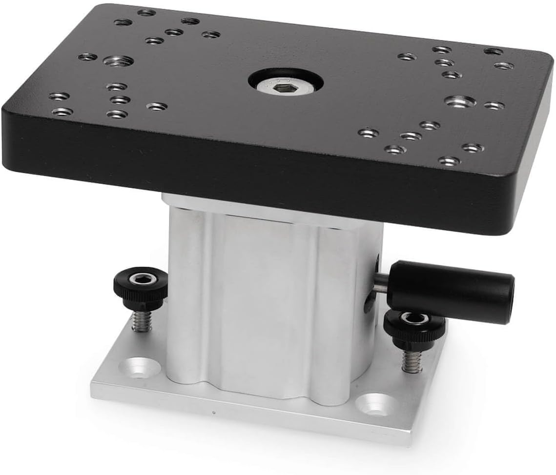 Cannon Aluminum Swivel-Base Pedestal Mount for Downriggers and Boat Trolling