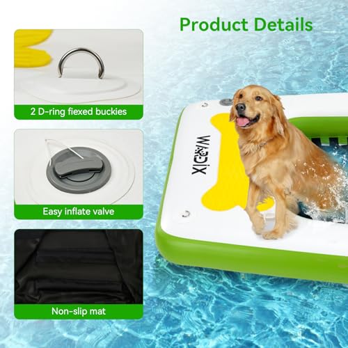 Dogpoolramp472x354extralargeinflatabledogboatrampdogonwaterrampupto255lbsdogwaterrampforboatpoollake  Cucciolini Doodles   cucciolini doodles