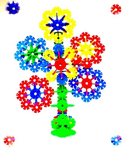 Playscene Connecting Rainbow Wheels, Interlocking Creative Discs - Thumbnail 4