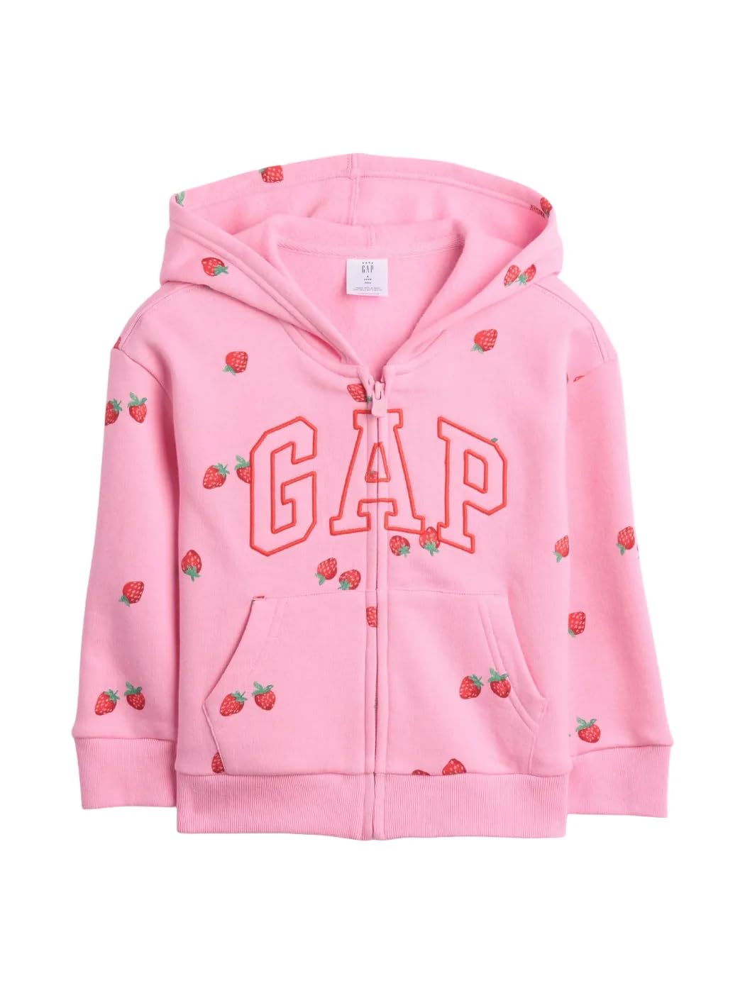 baby-girls Logo Hoodie Hooded Full Zip Sweatshirt
