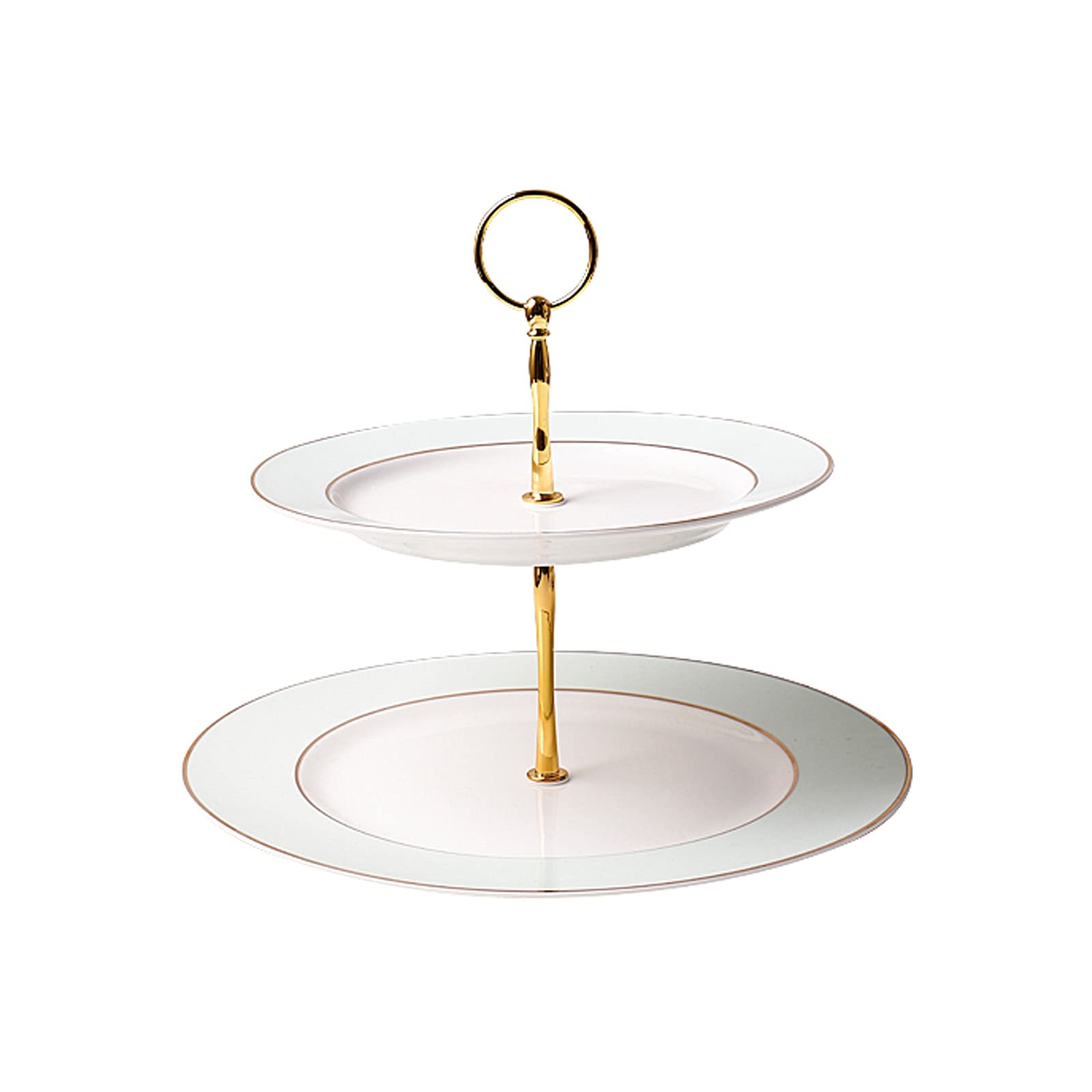 GTHTUHFD Cake Stand, 2-Layer Detachable Dessert Table Cake Display Stand Afternoon Tea Tray