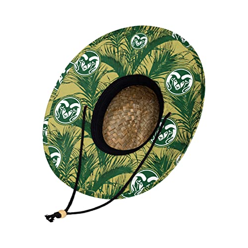 Image of FOCO NCAA Mens NCAA College Team Logo Floral Straw Sun Hat