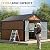 10x12 Ft Outdoor Storage Shed, Extra Large Metal Shed with Lockable Doors, 2 Windows, Outside Steel Tiny House Ideal for Garden, Backyard, Patio Utility, Tool Storage, Chicken Coops