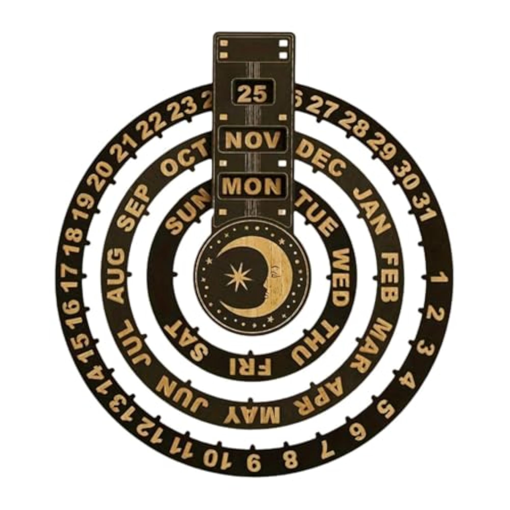 Creative Rotating Perpetual Calendar for Home Use